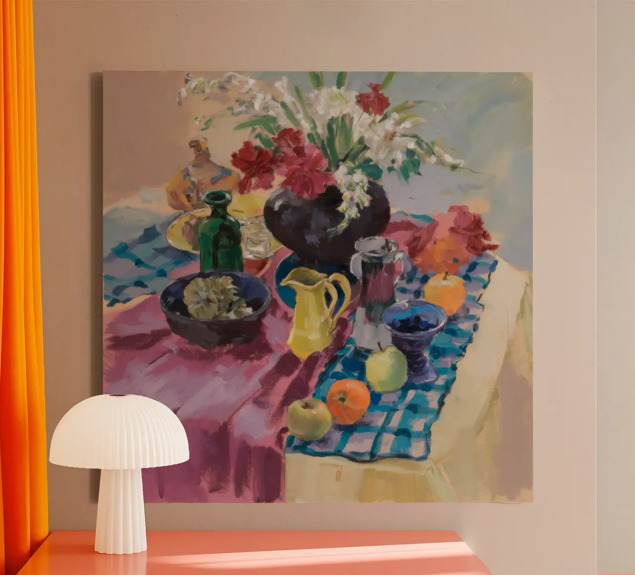 Azure Table Harmony canvas by Radiance Landscape