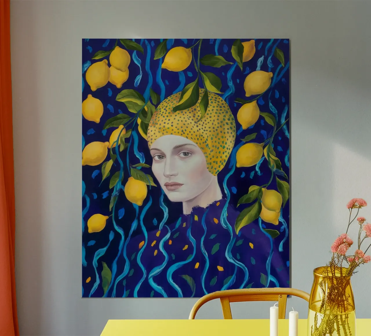 Mitternachts-Zitronenkrone Hahnemühle von Vivid Reverie