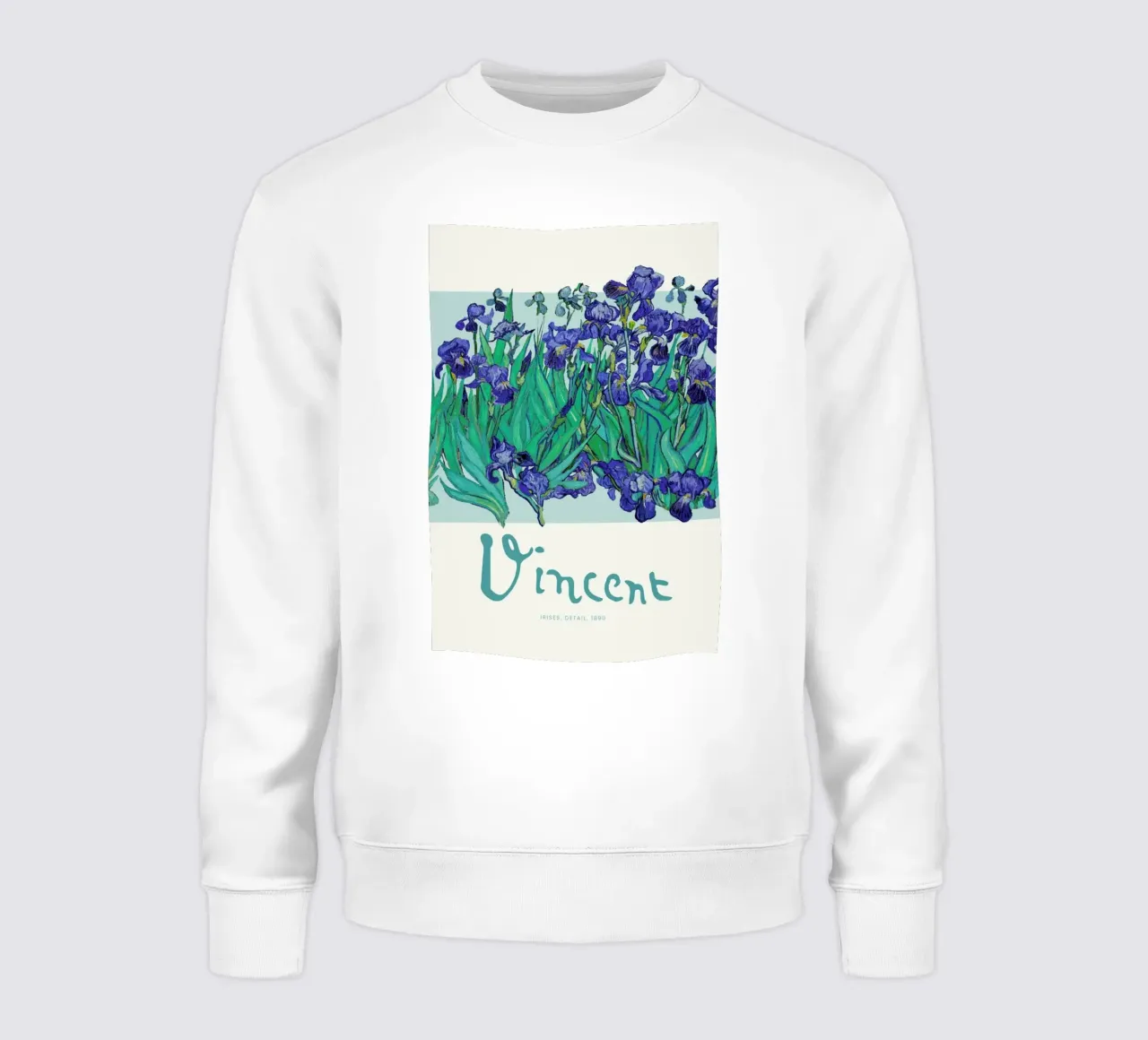 Signed, Vincent – Irises 4 felpa da Vintage by JUNIQE
