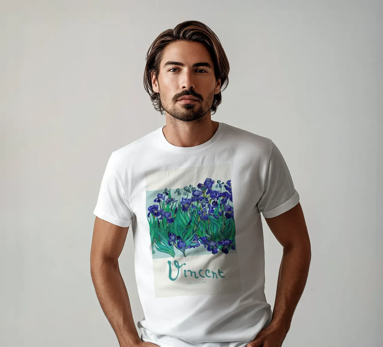 Signed, Vincent – Irises 4 t-shirt da Vintage by JUNIQE
