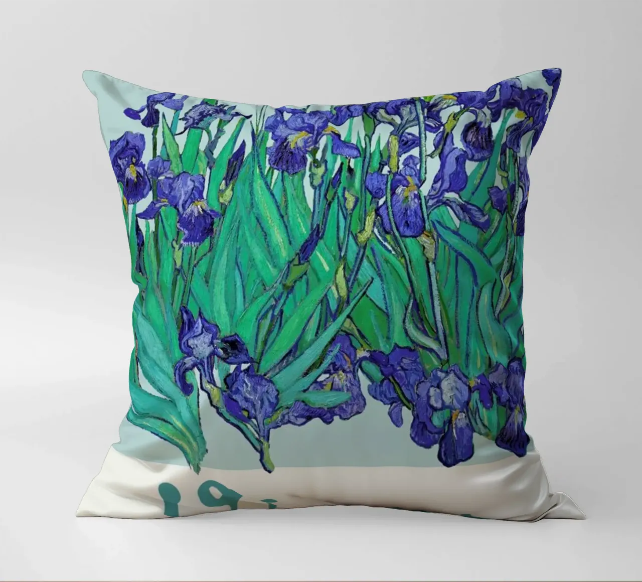 Signed, Vincent – Irises 4 cuscino da Vintage by JUNIQE