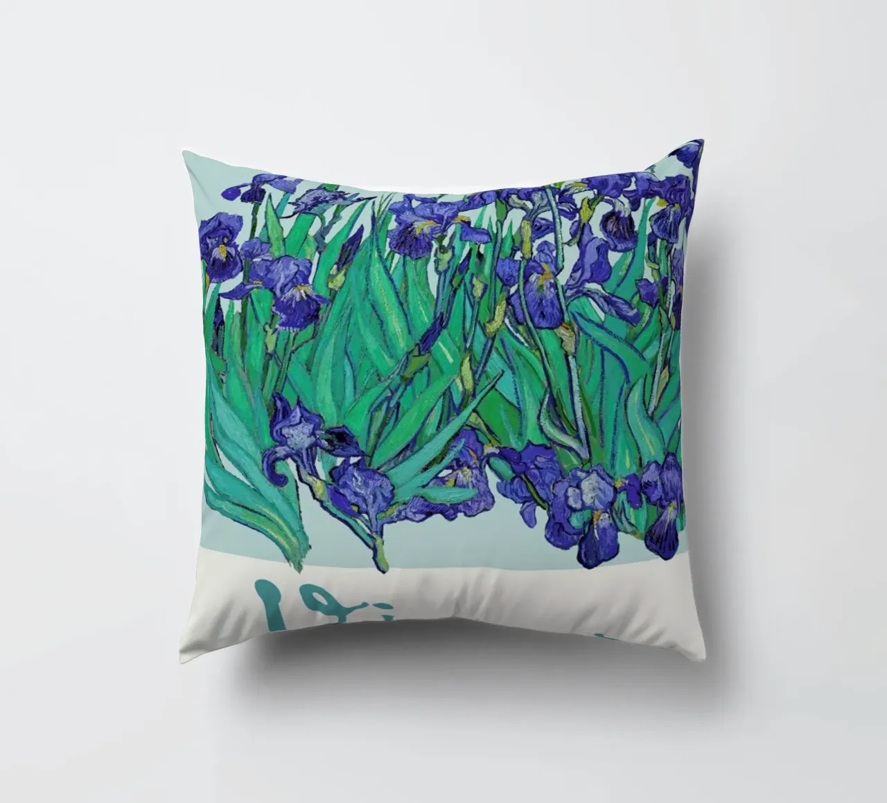 Signed, Vincent – Irises 4 cuscino da Vintage by JUNIQE