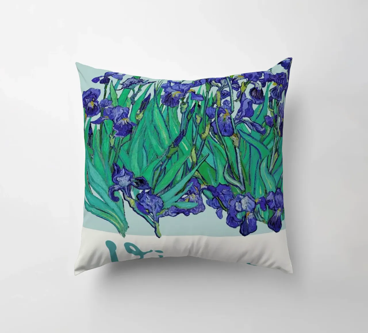 Signed, Vincent – Irises 4 cuscino da Vintage by JUNIQE