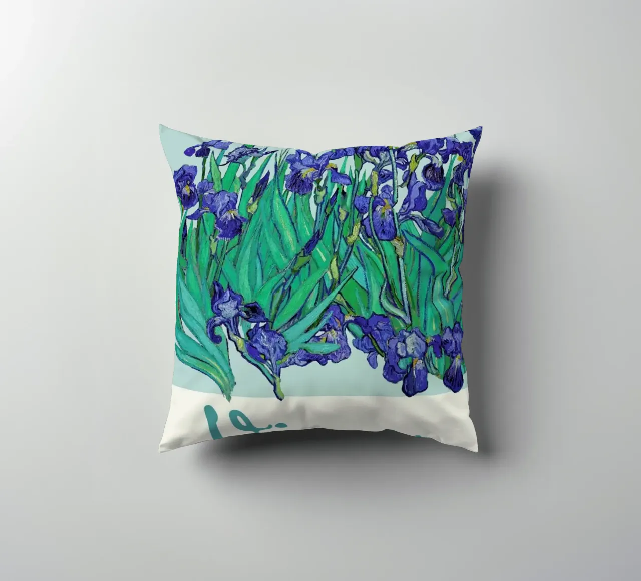 Signed, Vincent – Irises 4 cuscino da Vintage by JUNIQE