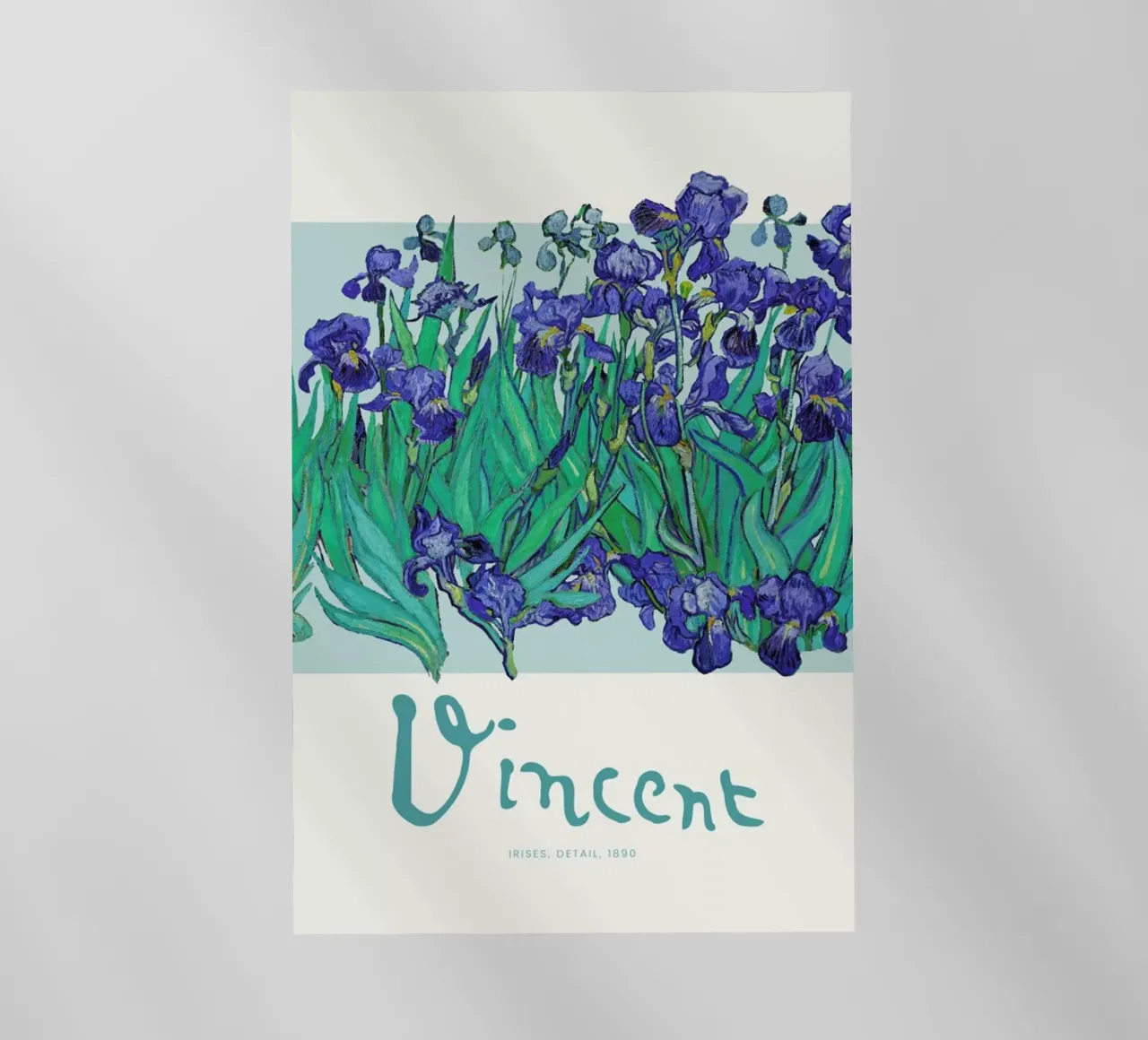 Signed, Vincent – Irises 4 pellicola backlit da Vintage by JUNIQE