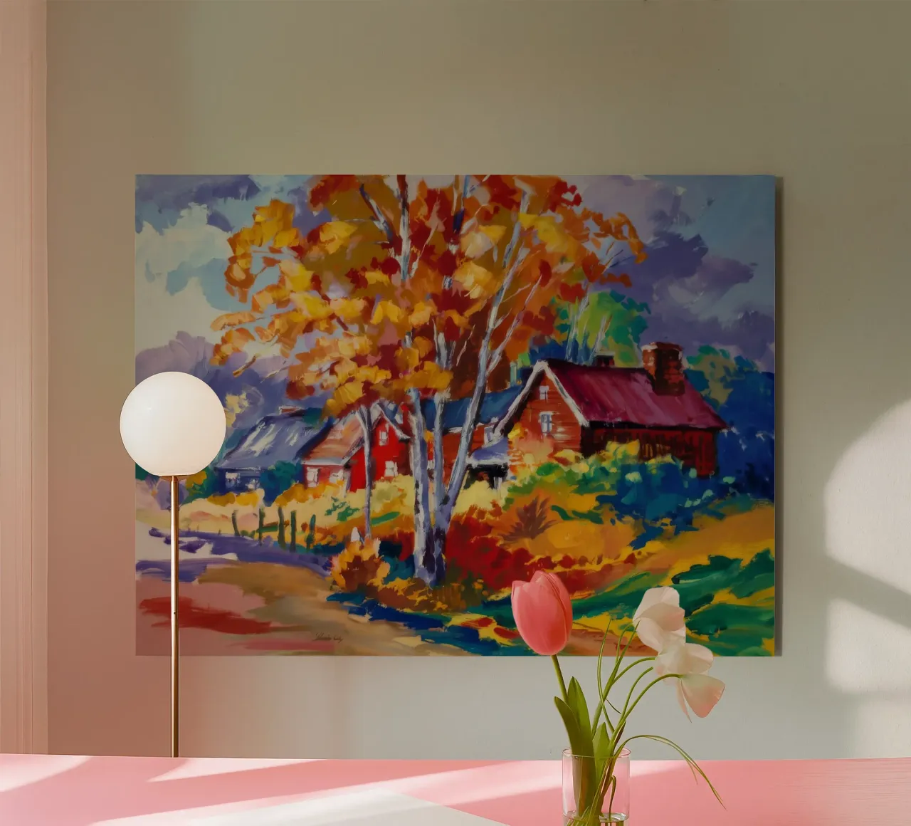 Brillantezza della cabina d'autunno alluminio dibond da Radiance Landscape