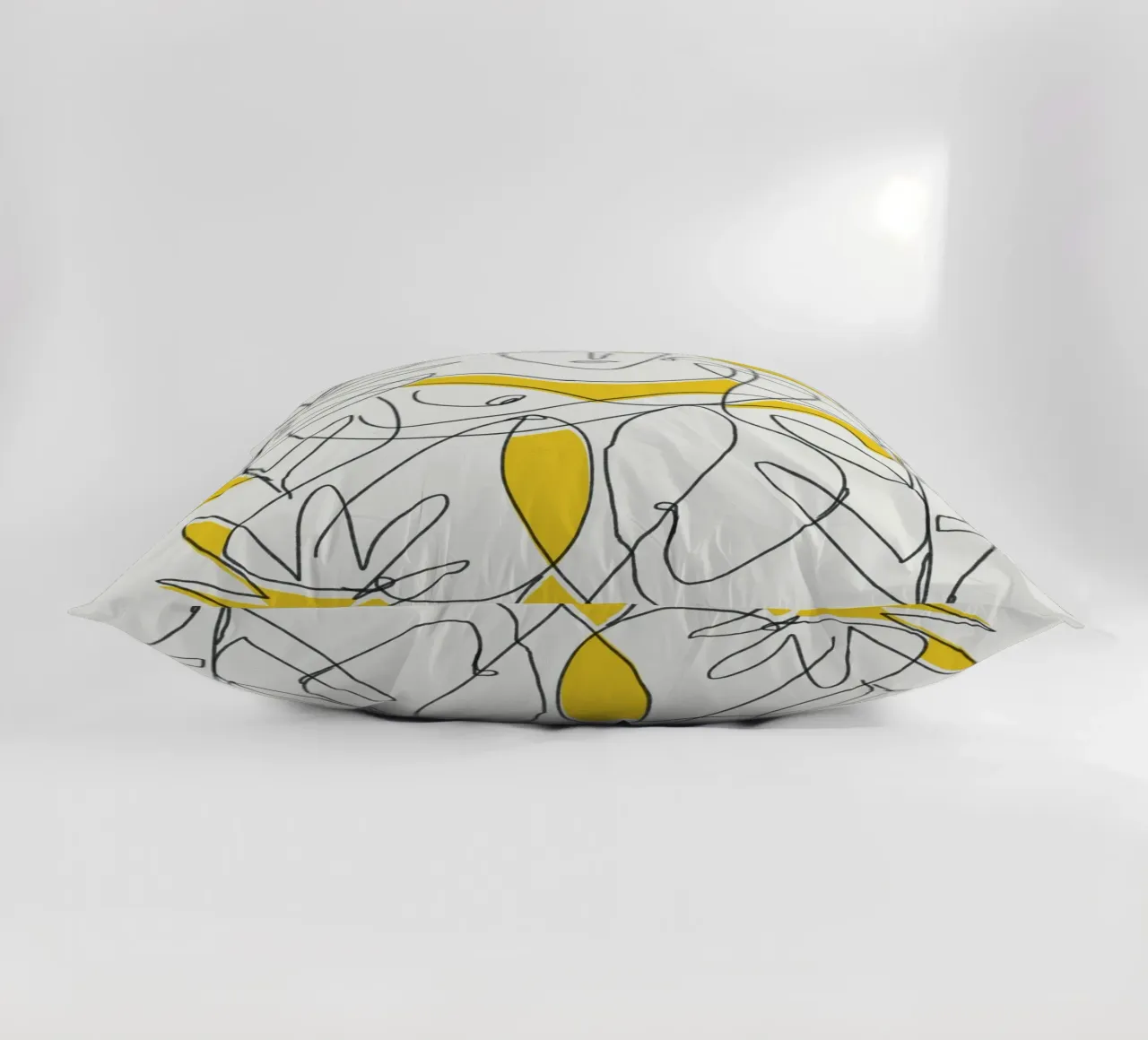 Fogliame botanico in line art cuscino da Little Dean