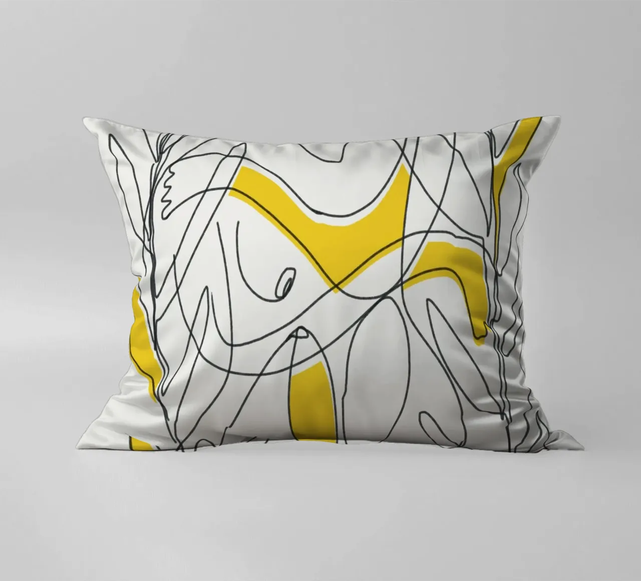 Fogliame botanico in line art cuscino da Little Dean