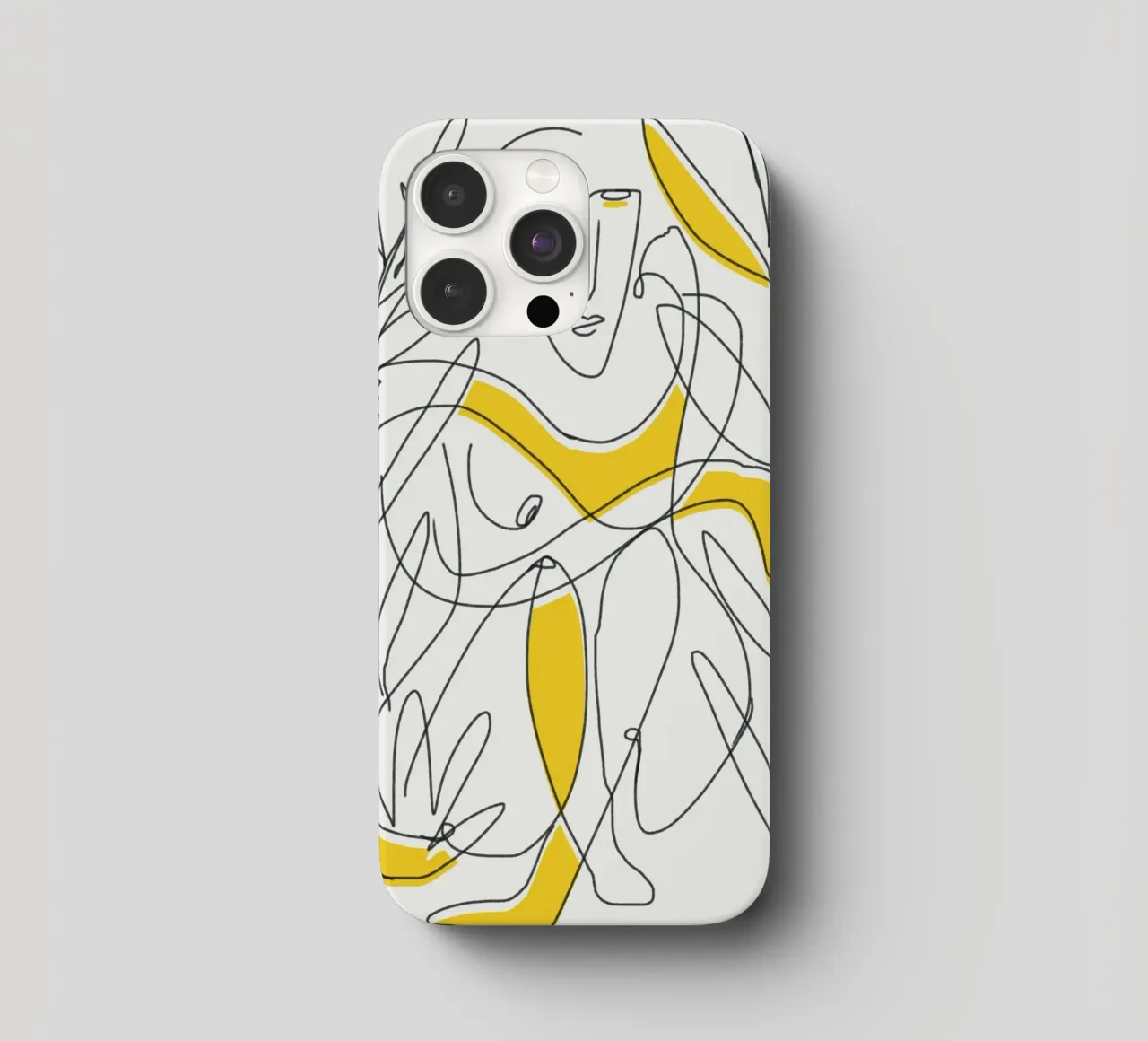 Fogliame botanico in line art cover iphone da Little Dean