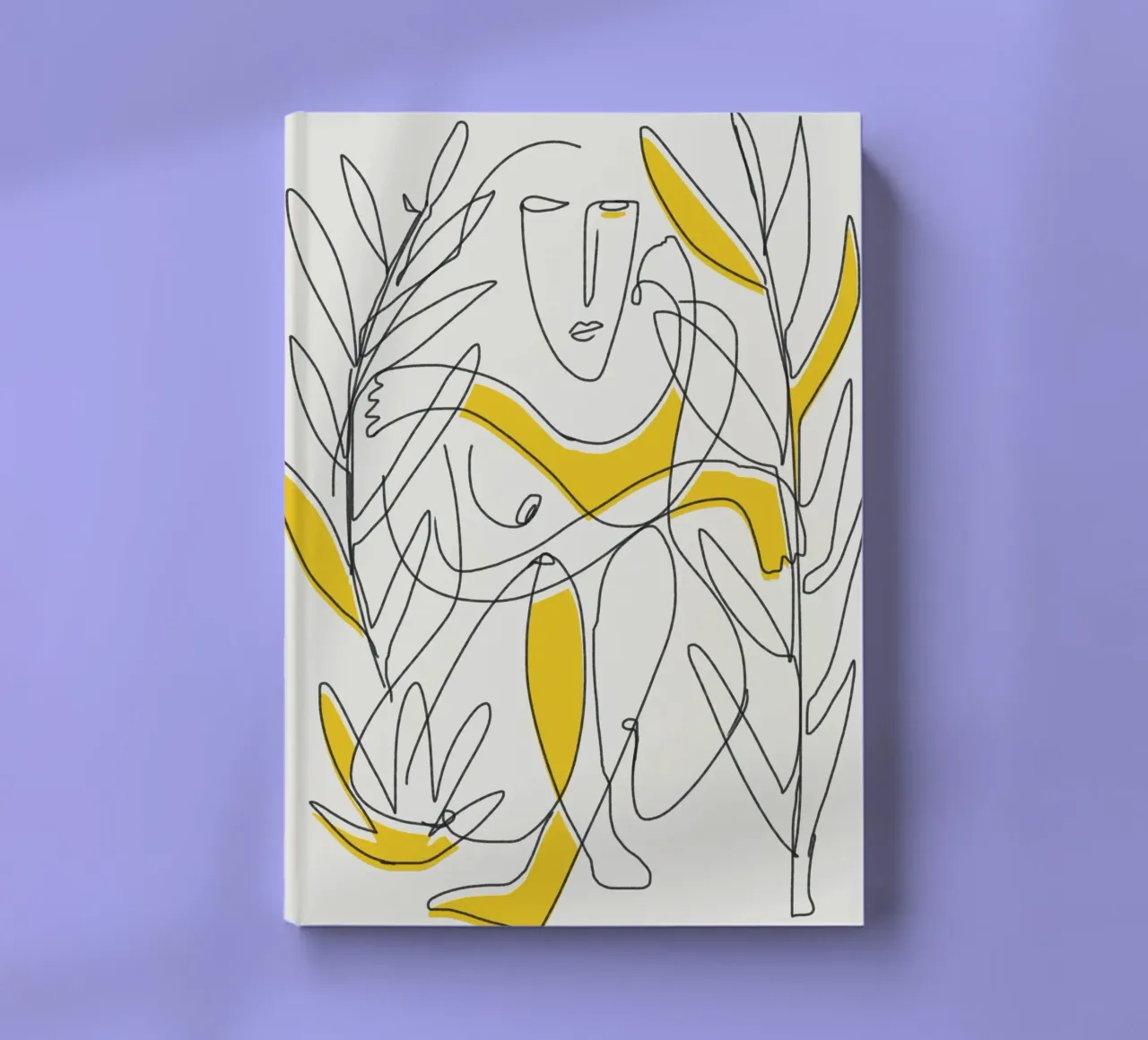 Fogliame botanico in line art diario da Little Dean