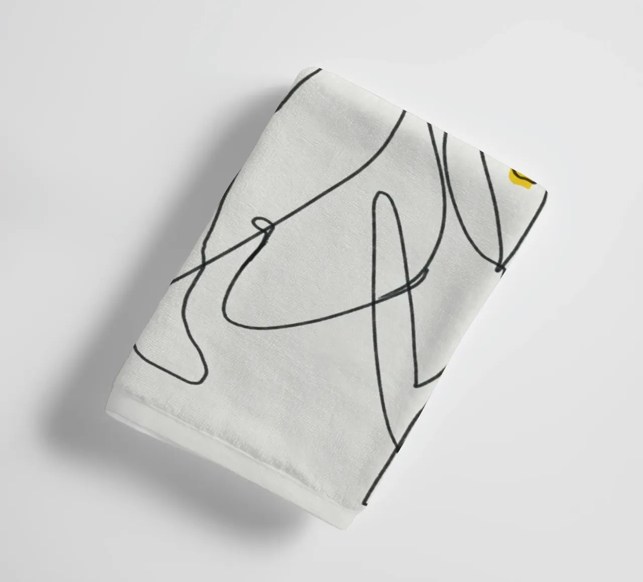 Fogliame botanico in line art asciugamano da bagno da Little Dean