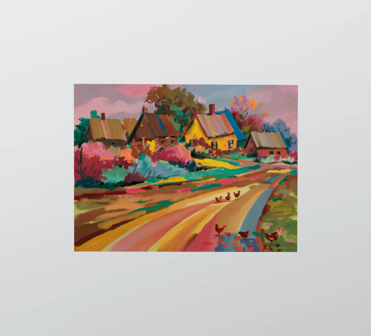 Village Road Radiance autocollant de Radiance Landscape