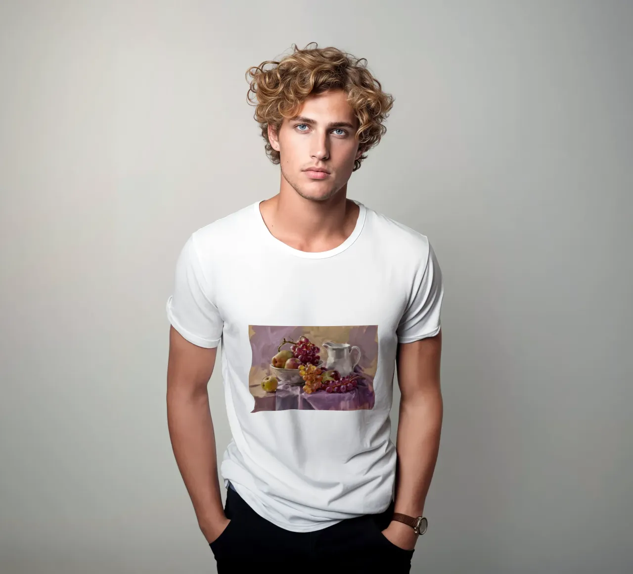 Espositore di frutta in porcellana t-shirt da Radiance Landscape