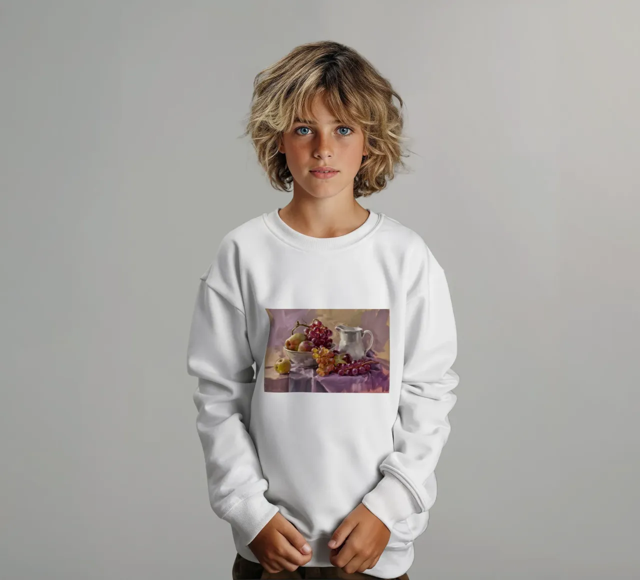 Espositore di frutta in porcellana felpa bambino da Radiance Landscape
