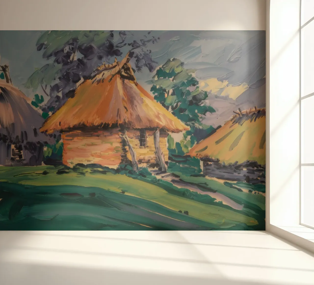 Hut's Golden Hour photo wallpaper by Radiance Landscape