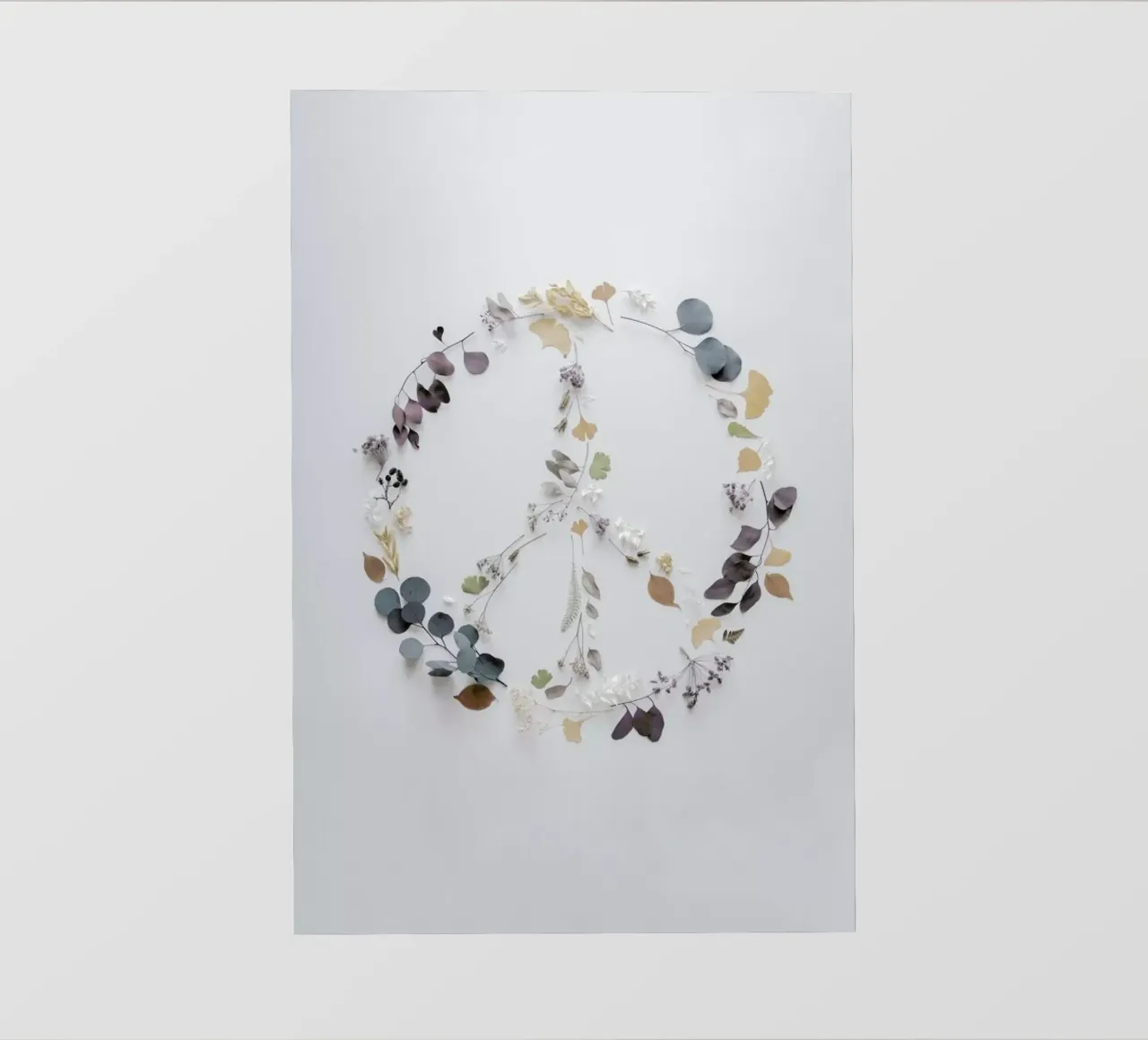 Flowers & Branches Peace pellicola backlit da Studio Nahili