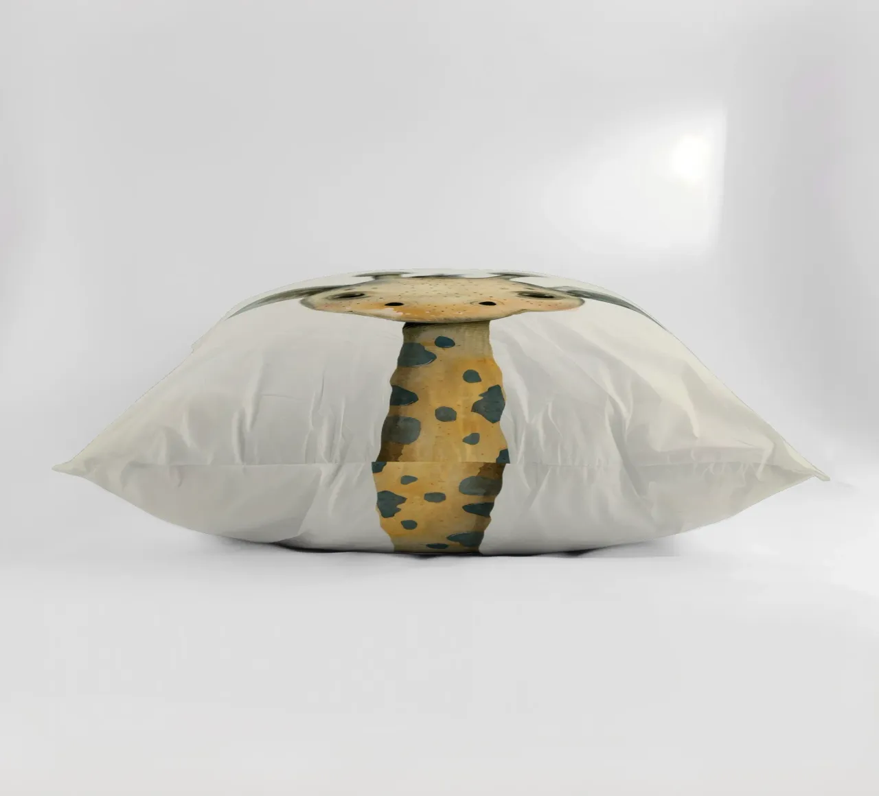 Elegant Giraffe with Gentle Curves and Soft Lines decorative cushion by DesignDoodle