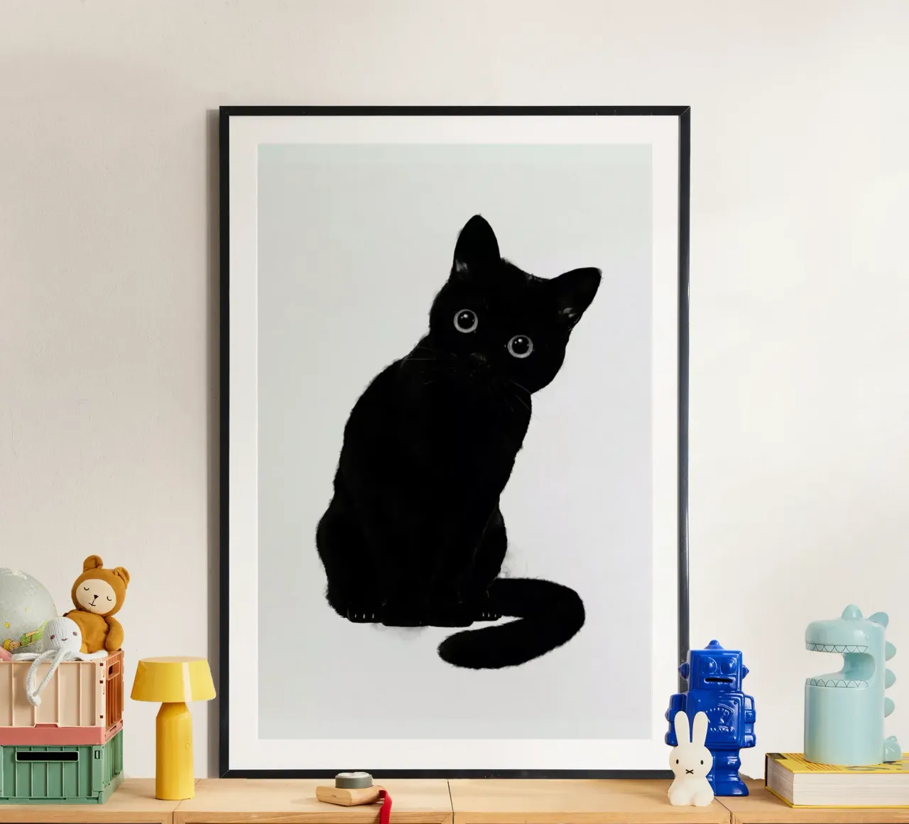 Spooky Cute Cat hahnemühle by Laura Graves