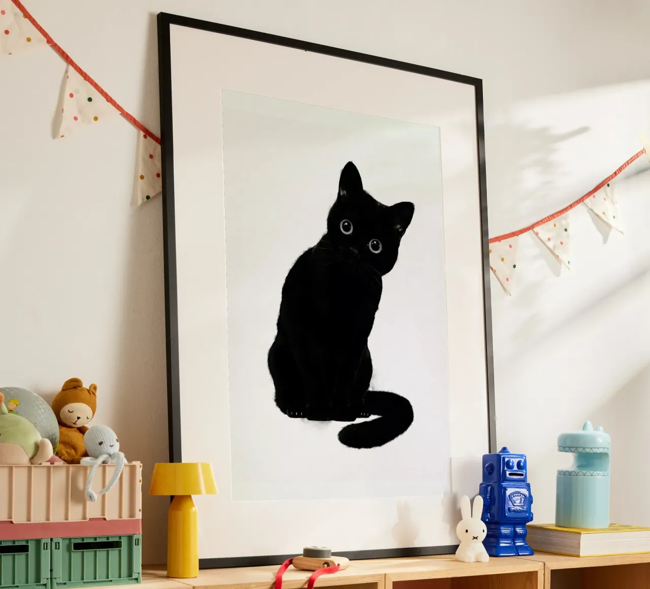 Spooky Cute Cat hahnemühle by Laura Graves