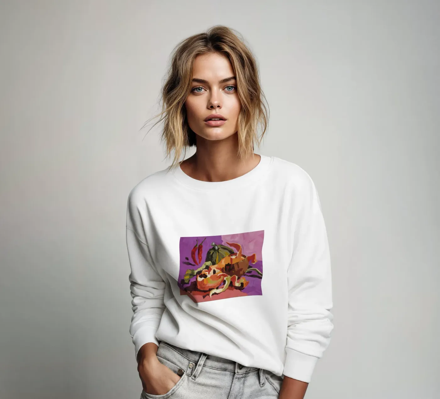 Pumpkin Pepper Patch sweatshirt by Radiance Landscape