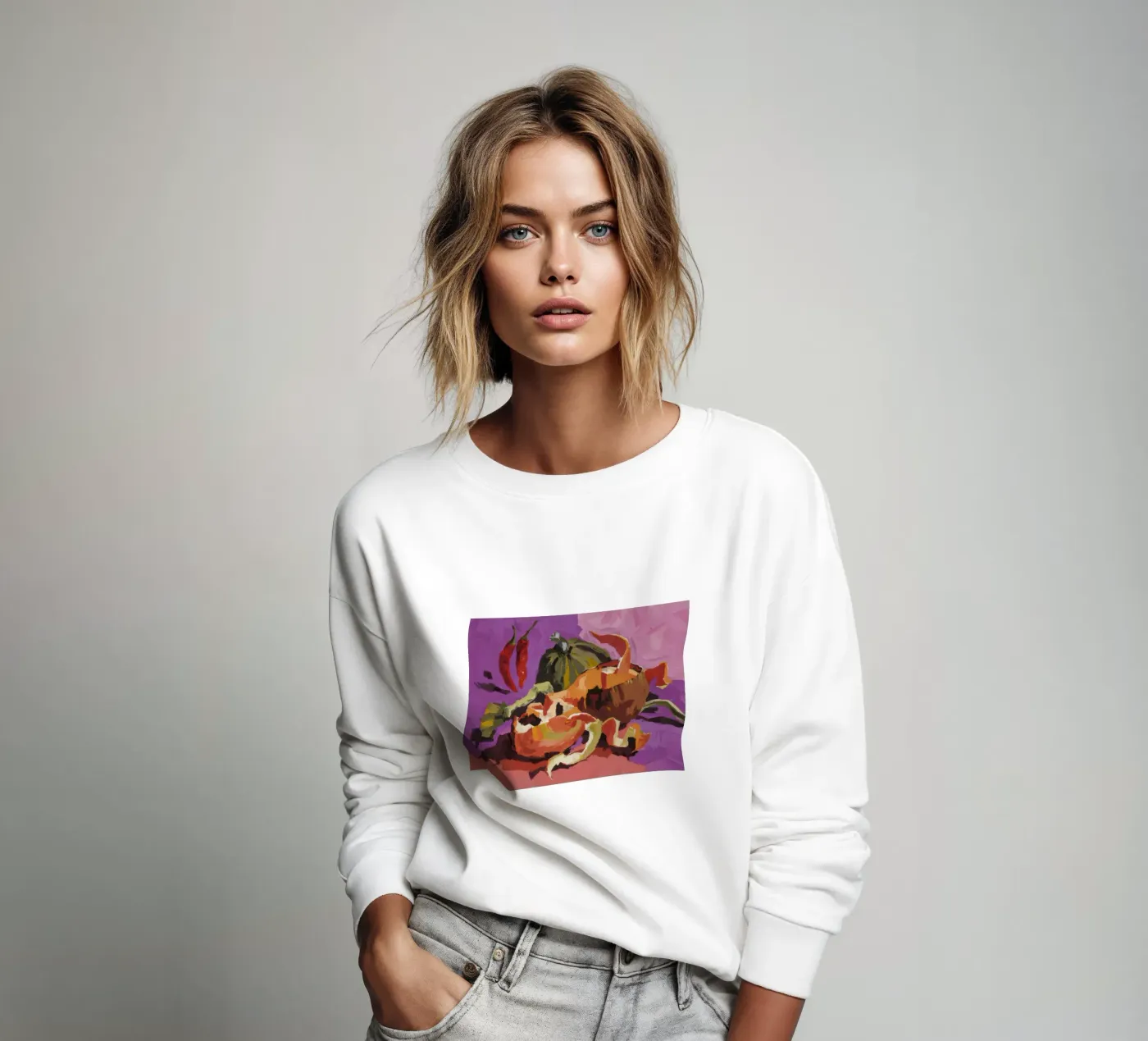 Pumpkin Pepper Patch sweatshirt by Radiance Landscape