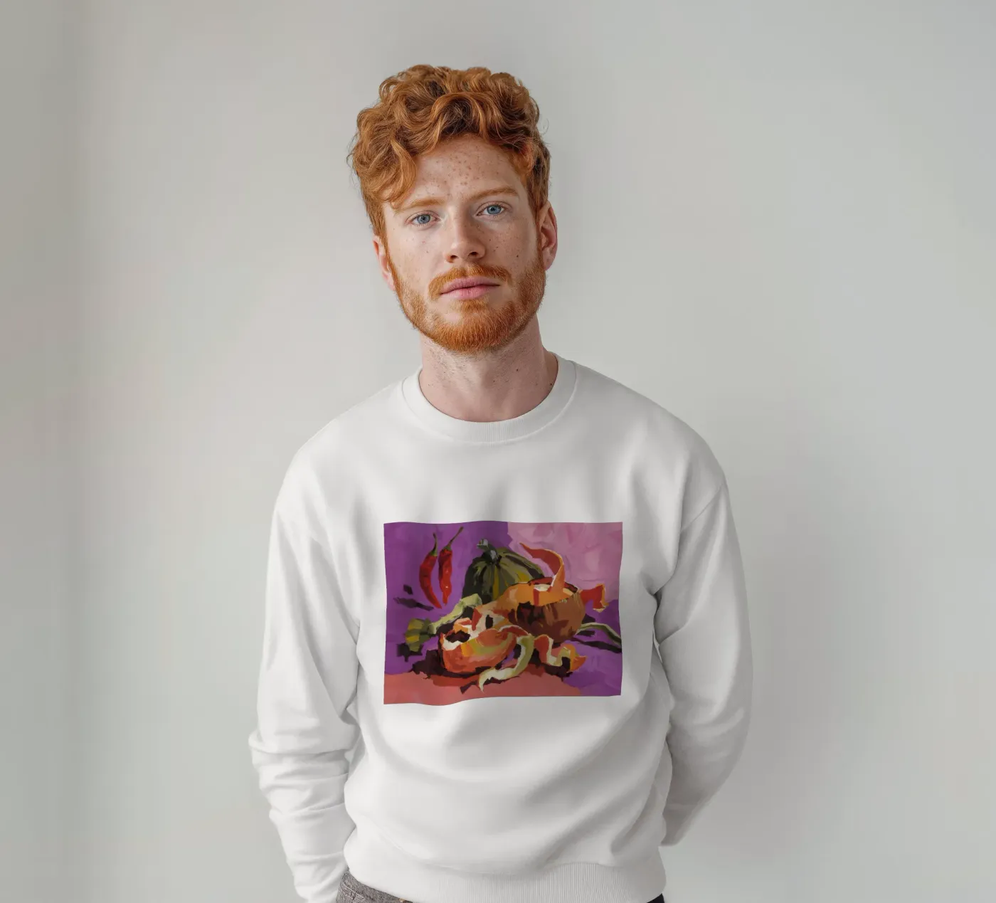 Pumpkin Pepper Patch sweatshirt by Radiance Landscape