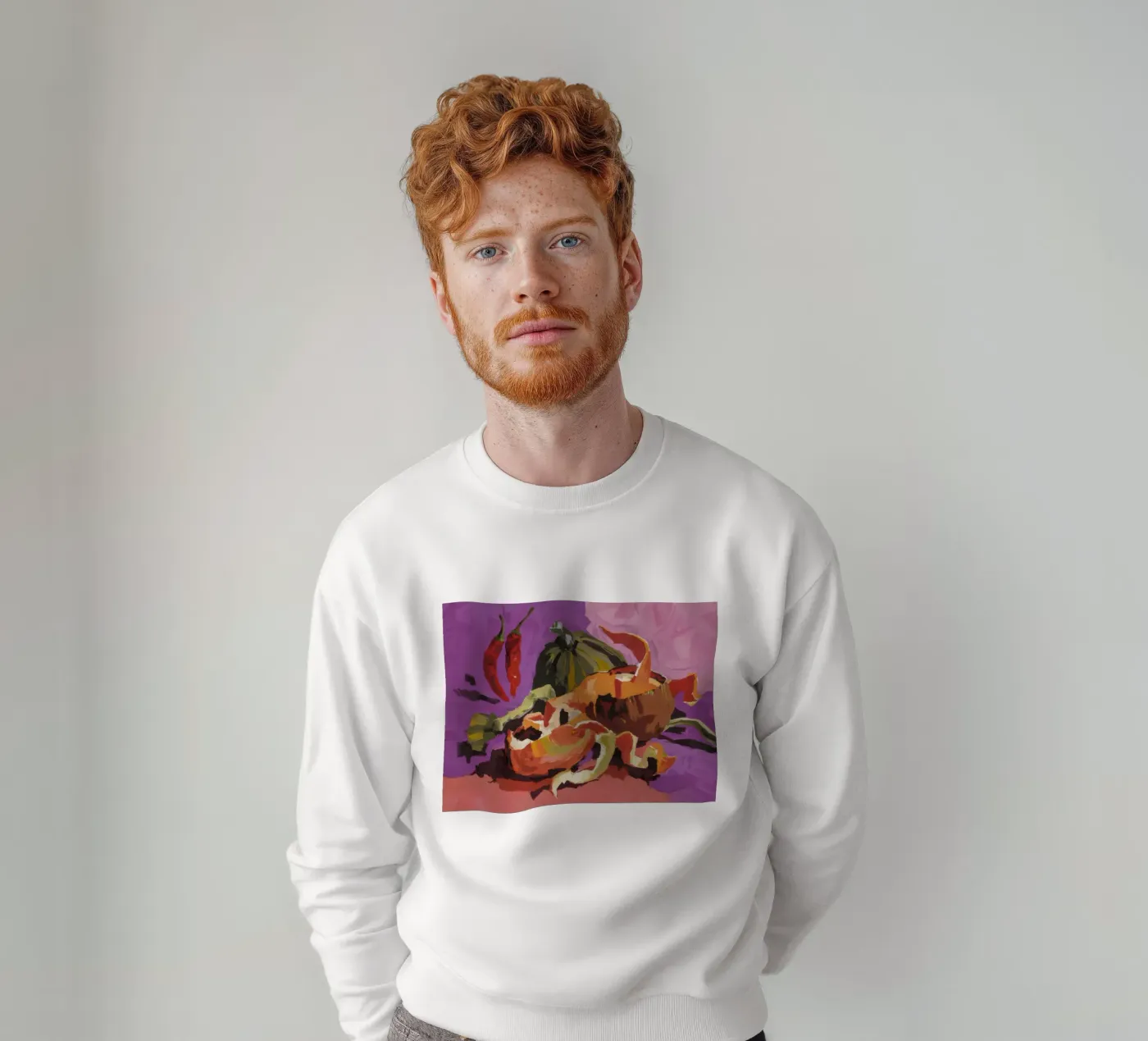 Pumpkin Pepper Patch sweatshirt by Radiance Landscape