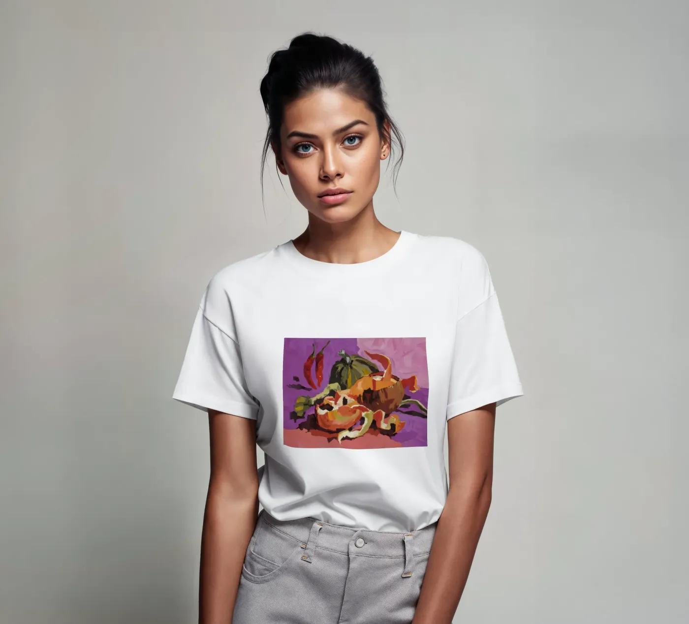 Zucca e peperone t-shirt da Radiance Landscape