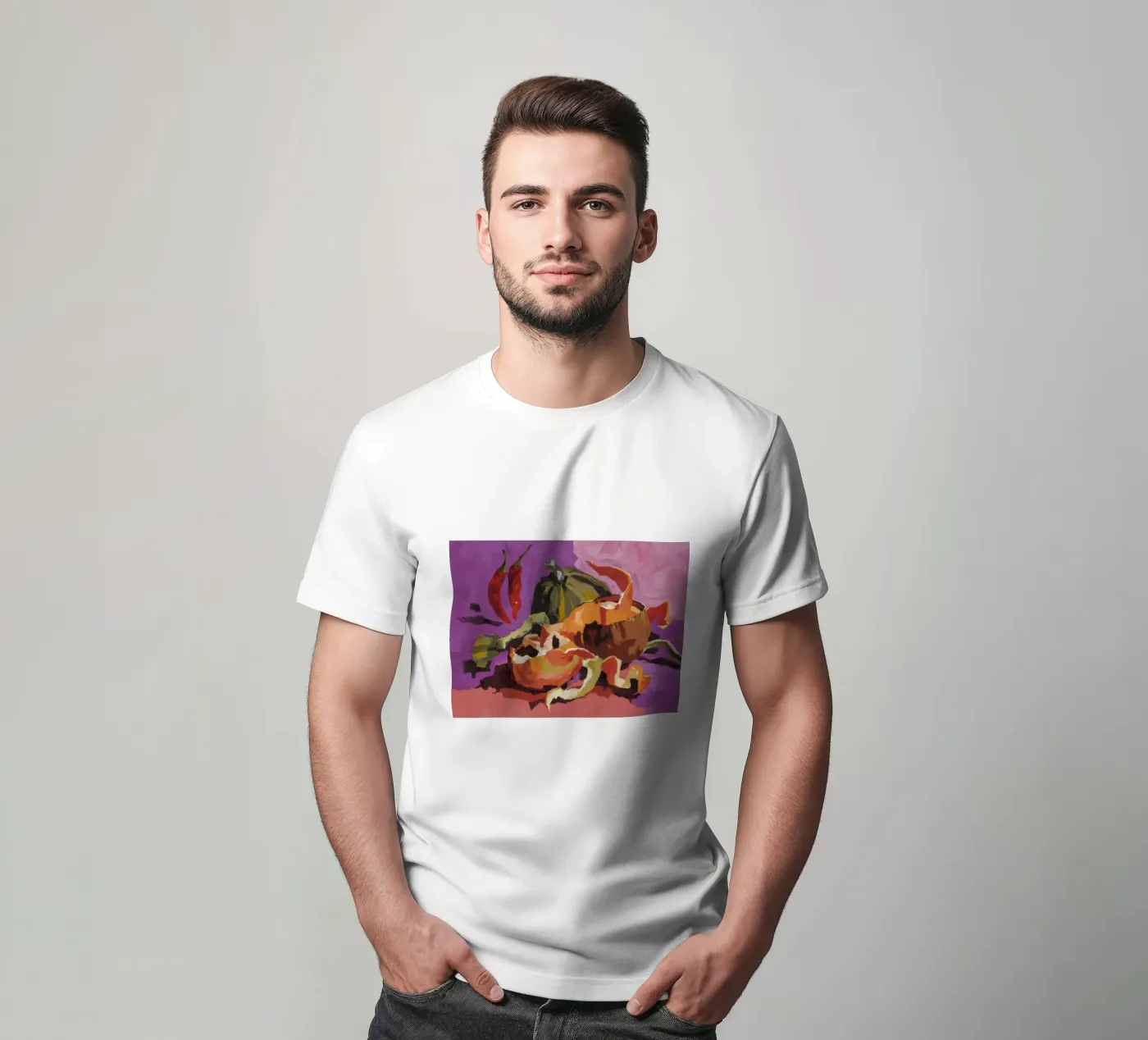 Zucca e peperone t-shirt da Radiance Landscape