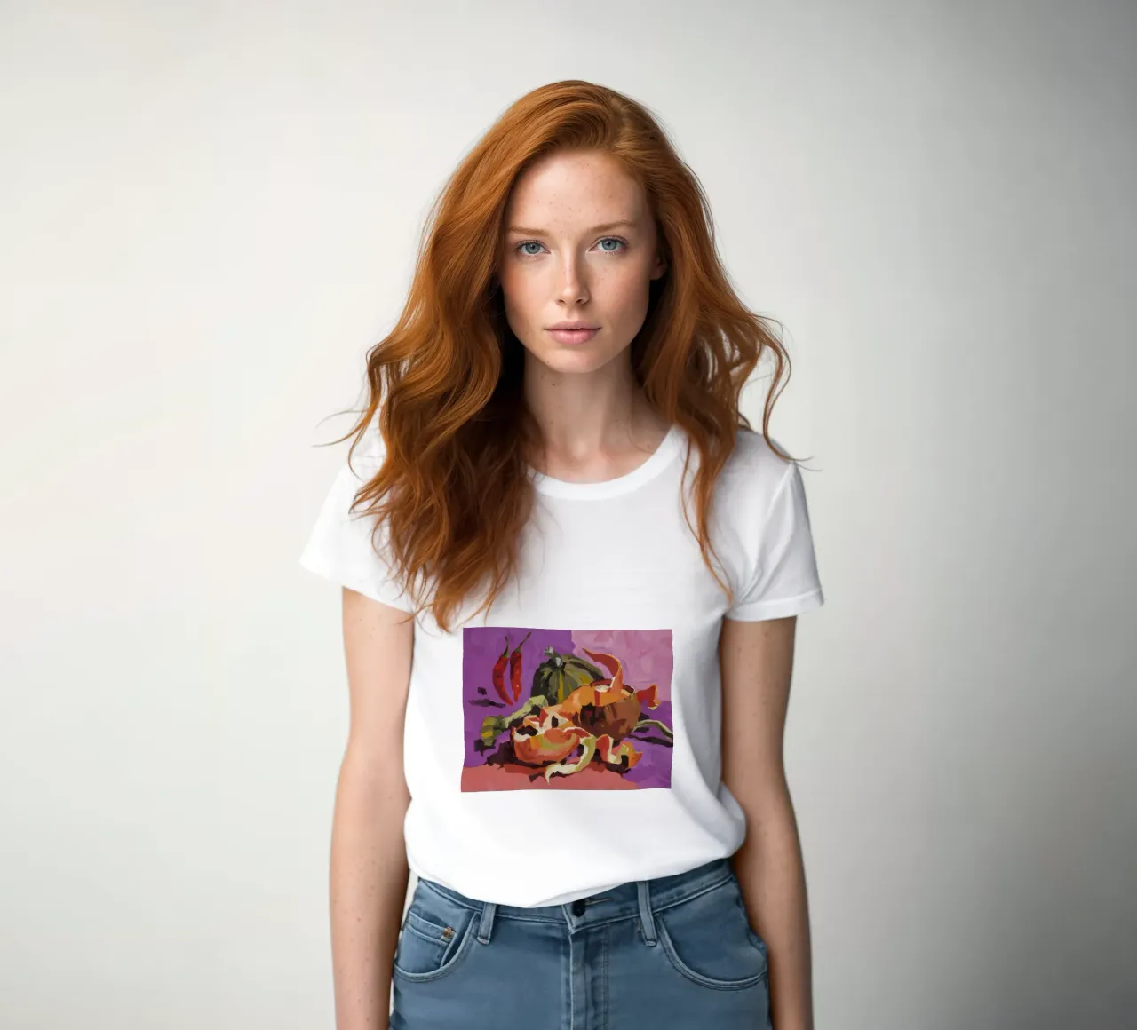 Calabaza Pepper Patch camiseta de mujer de Radiance Landscape