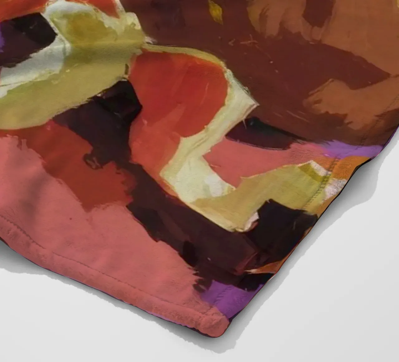 Kürbis-Pfeffer-Patch Fleecedecke von Radiance Landscape