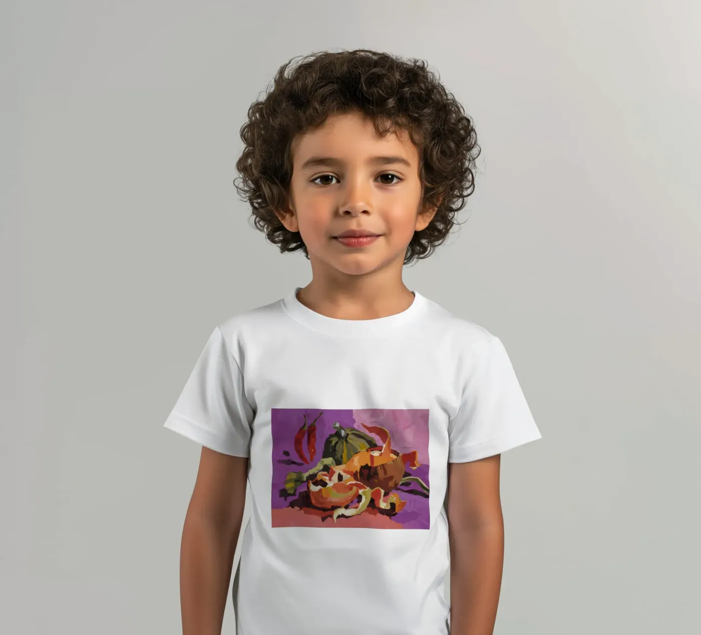 Pompoen Peper Patch kinder t-shirt van Radiance Landscape