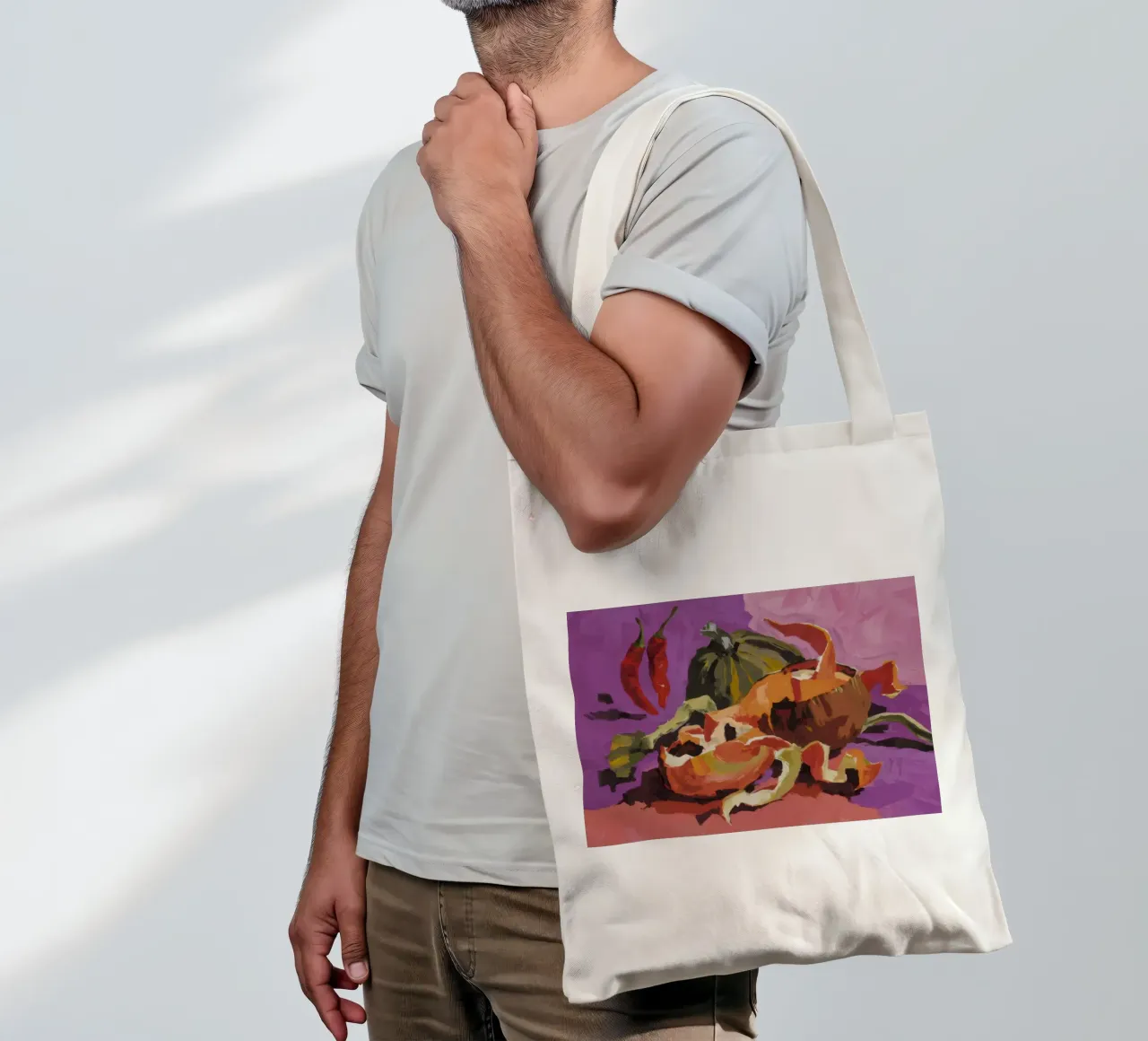 Zucca e peperone borsa in juta da Radiance Landscape
