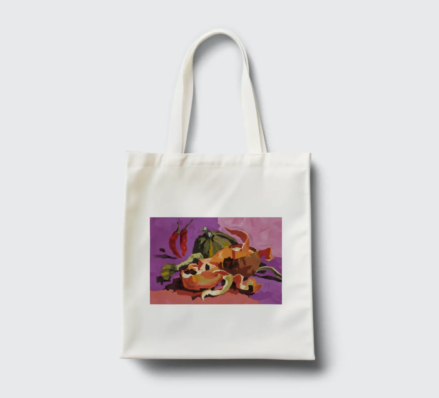 Pumpkin Pepper Patch tote bag by Radiance Landscape
