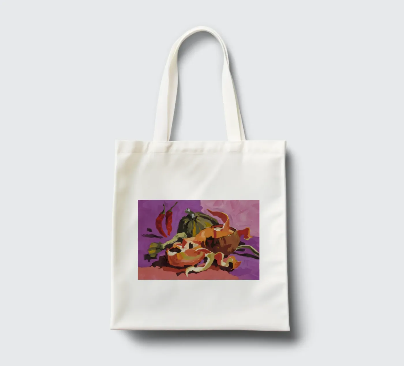 Pumpkin Pepper Patch tote bag by Radiance Landscape