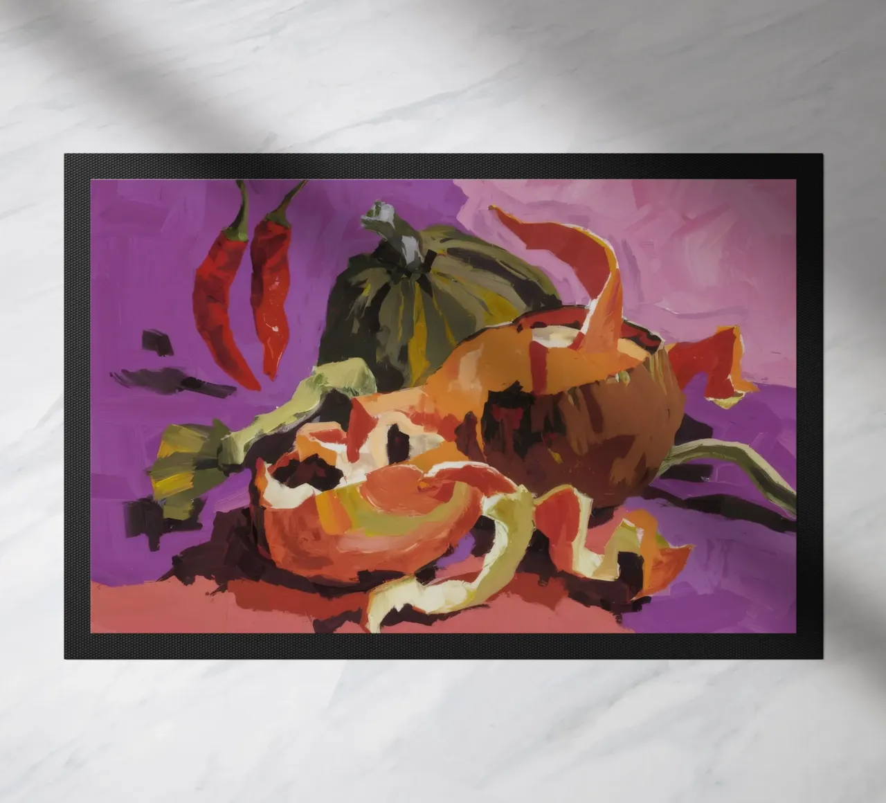 Pumpkin Pepper Patch deurmat van Radiance Landscape