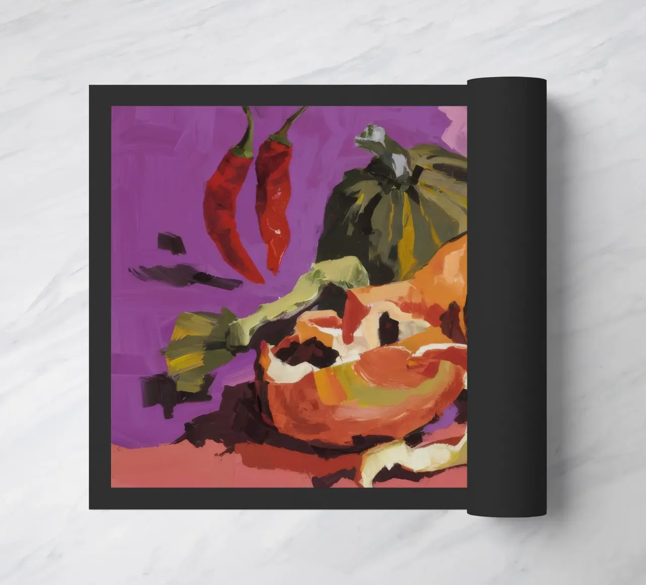 Pumpkin Pepper Patch deurmat van Radiance Landscape