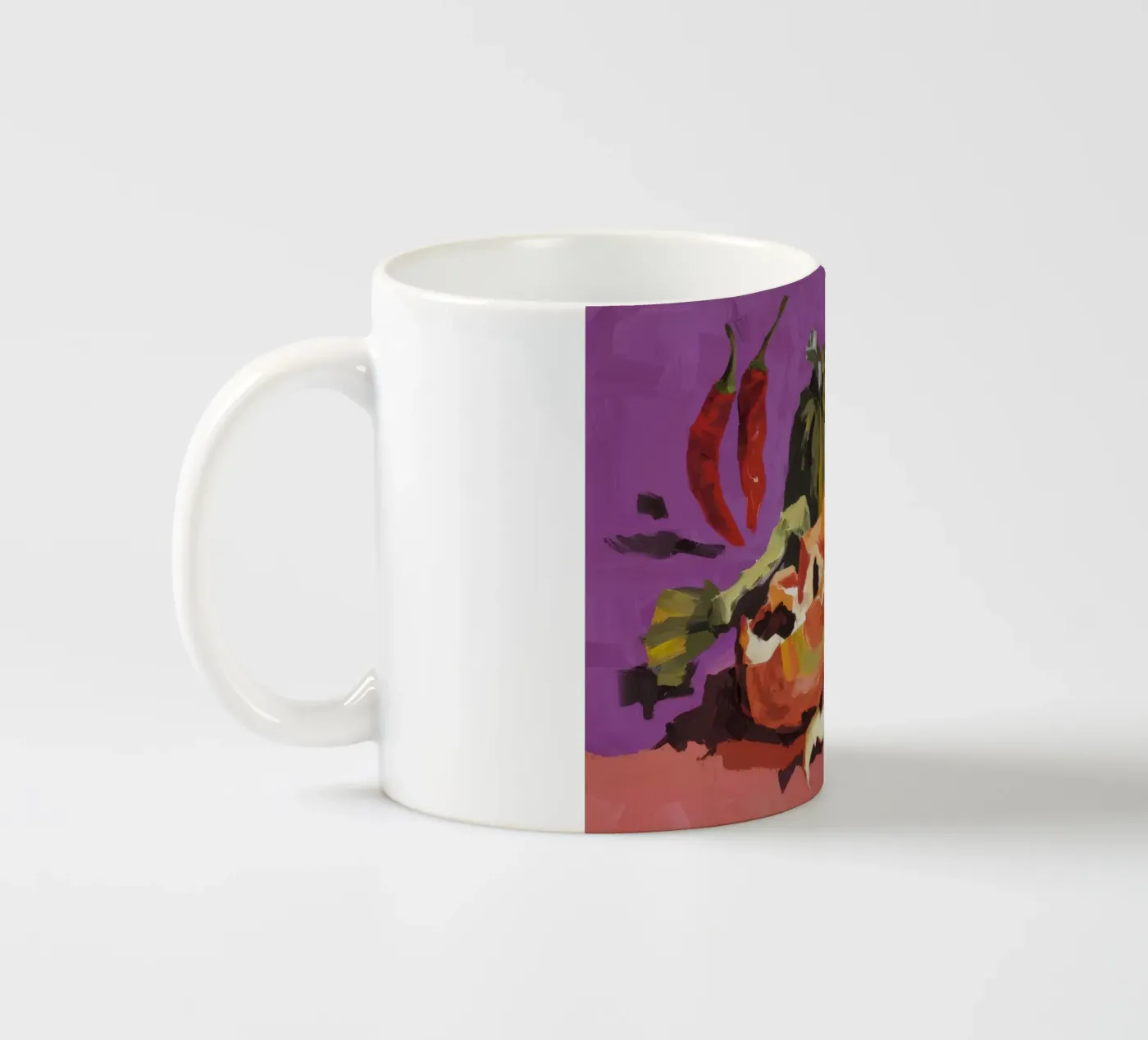 Potiron Pepper Patch mug en céramique de Radiance Landscape
