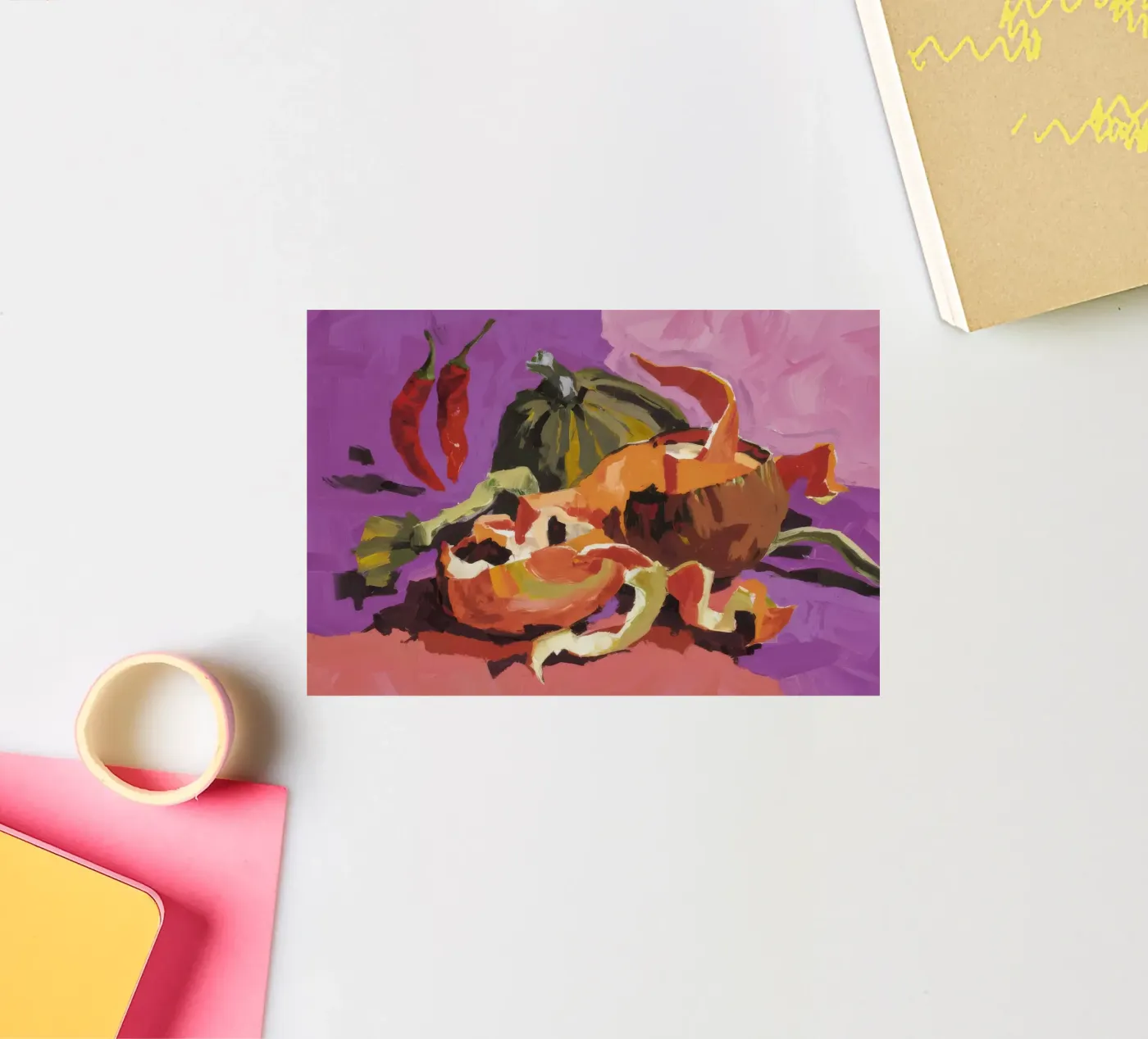 Pompoen Peper Patch sticker van Radiance Landscape