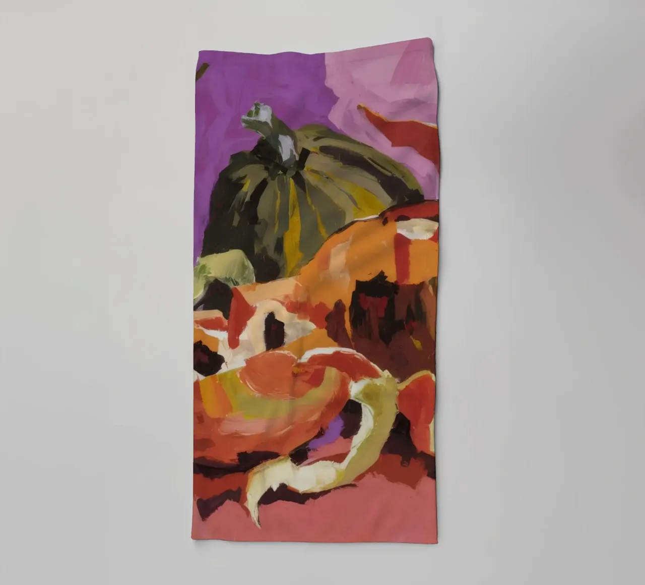 Pumpkin Pepper Patch towel by Radiance Landscape