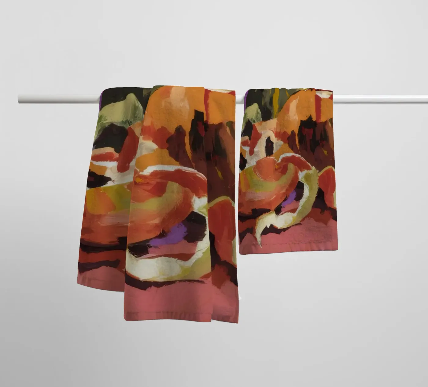 Pumpkin Pepper Patch badhanddoek van Radiance Landscape