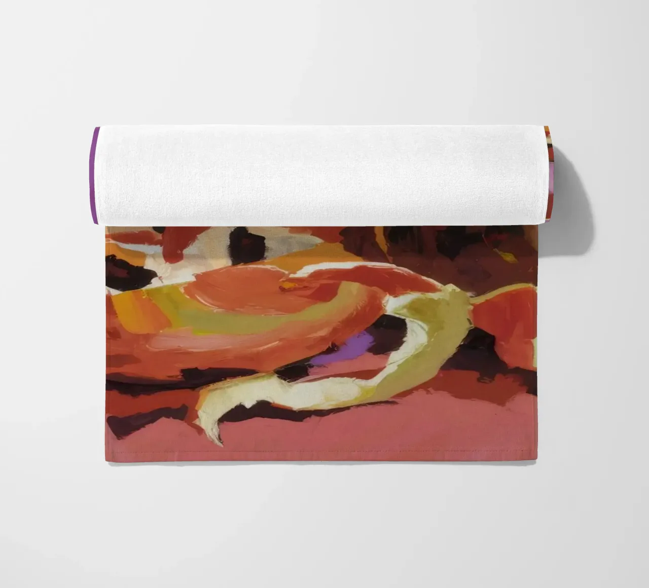 Pompoen Peper Patch strandhanddoek van Radiance Landscape