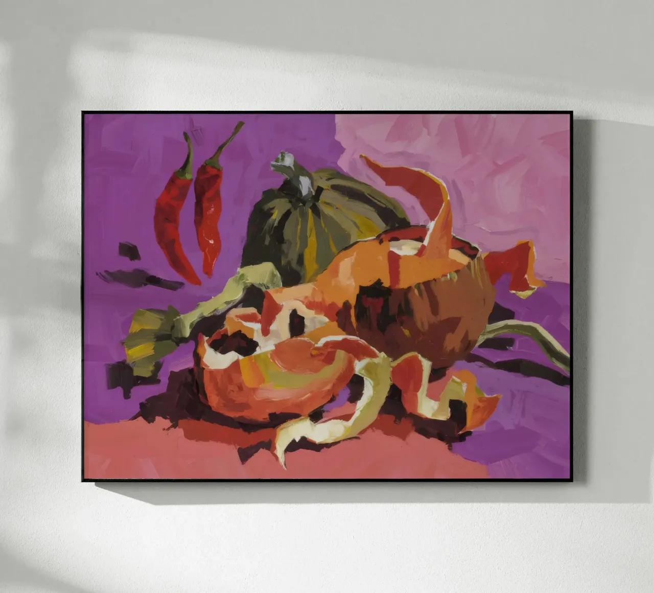 Pompoen Peper Patch acryl van Radiance Landscape