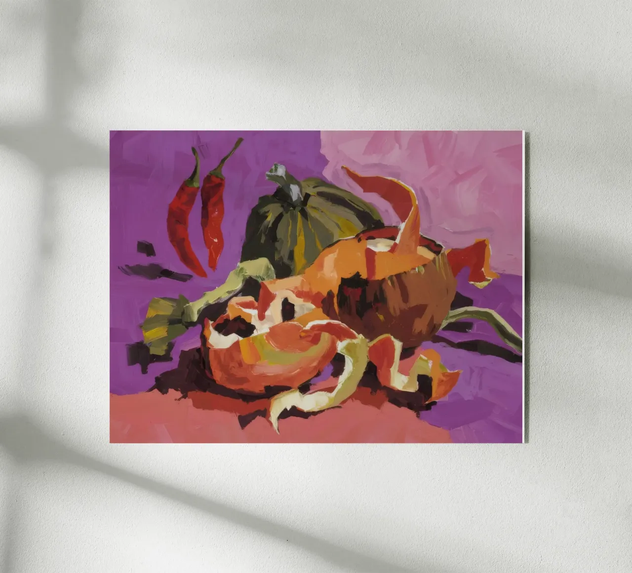 Pompoen Peper Patch acryl van Radiance Landscape