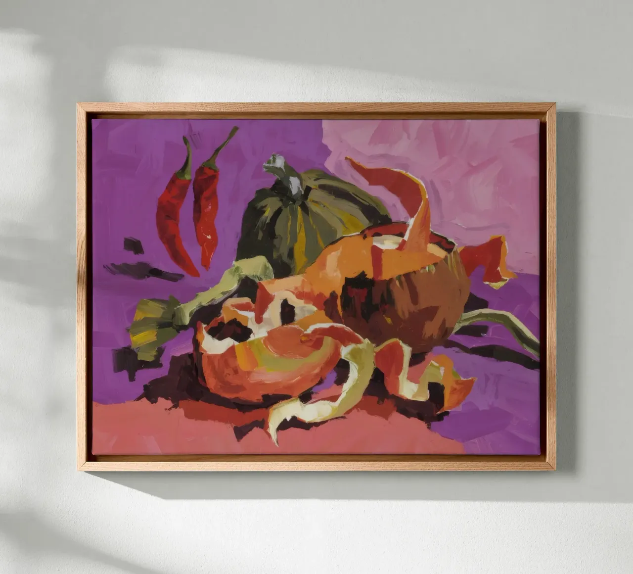 Pompoen Peper Patch canvas van Radiance Landscape