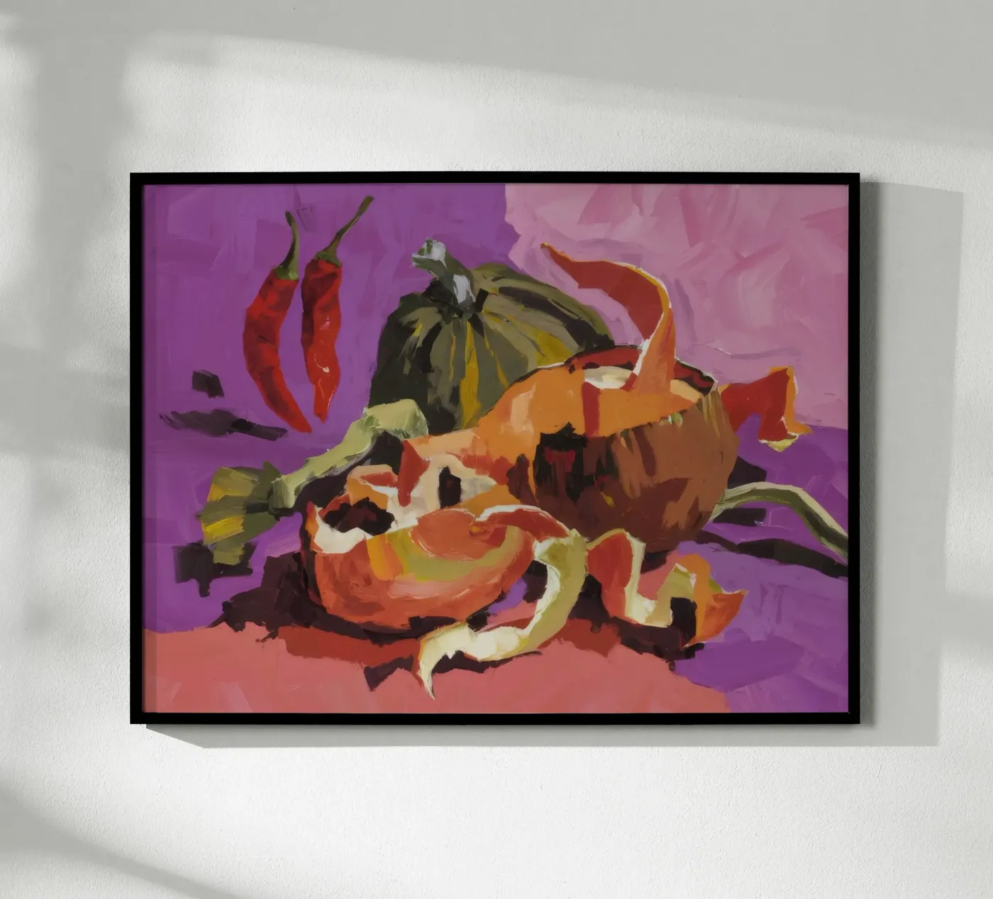Pompoen Peper Patch poster van Radiance Landscape