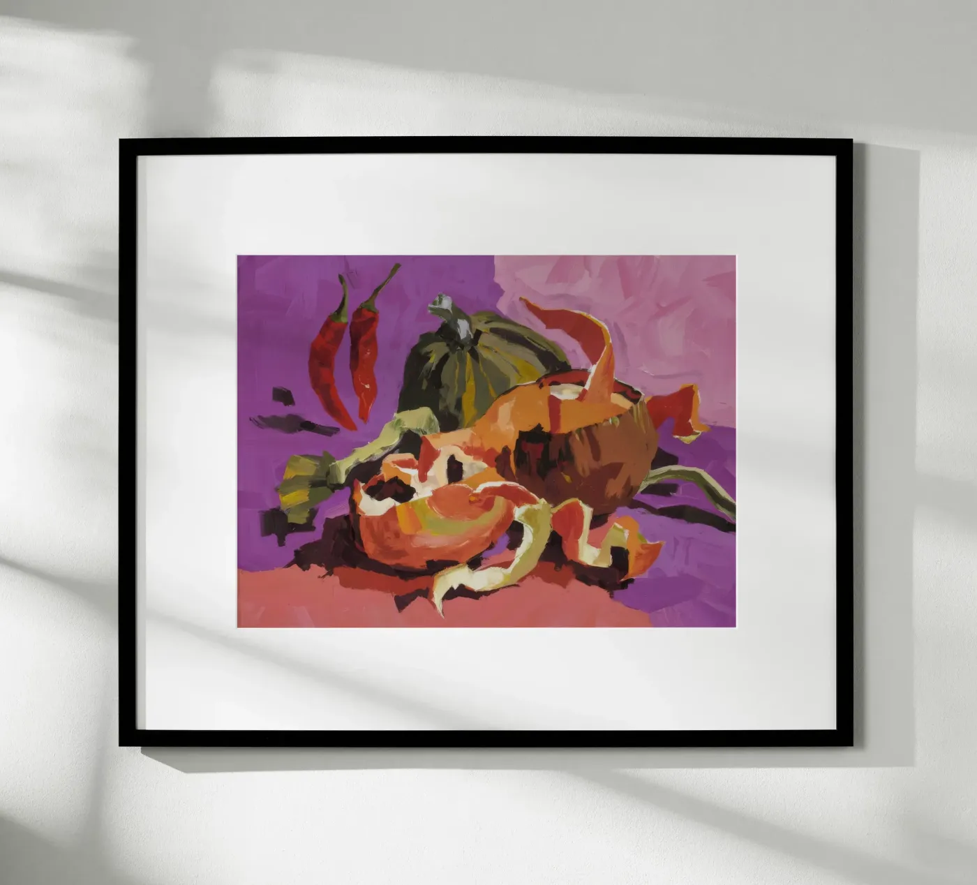 Pompoen Peper Patch poster van Radiance Landscape