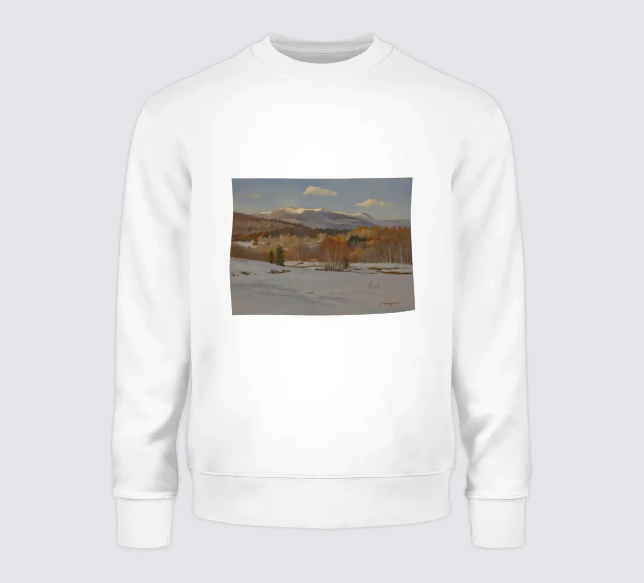 Calma helada de invierno sudadera de Radiance Landscape