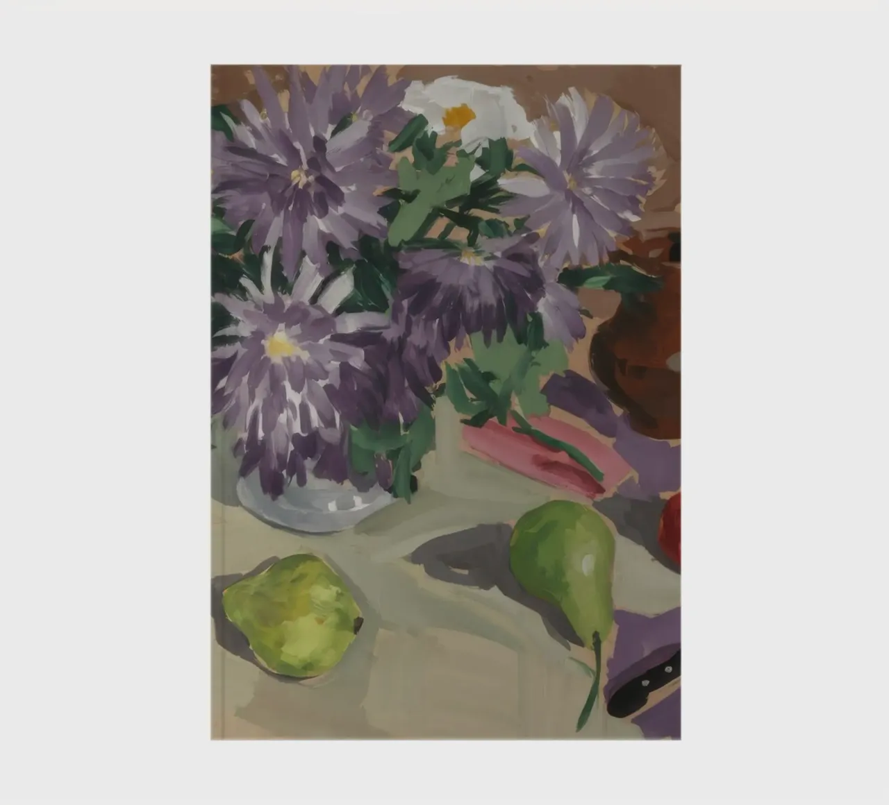 Aster's Pear Grace notebook by Radiance Landscape
