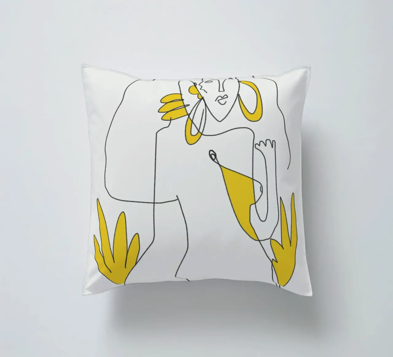 Linee e curve cuscino da Little Dean